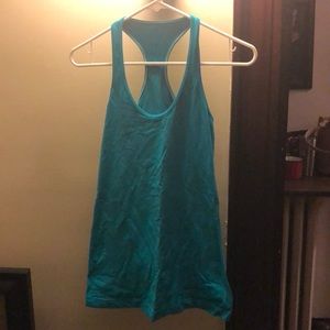 Blue Lululemon tanktop